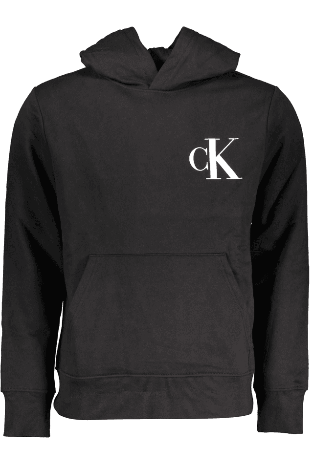 4642CALVIN KLEIN FELPA SENZA ZIP UOMO NERO