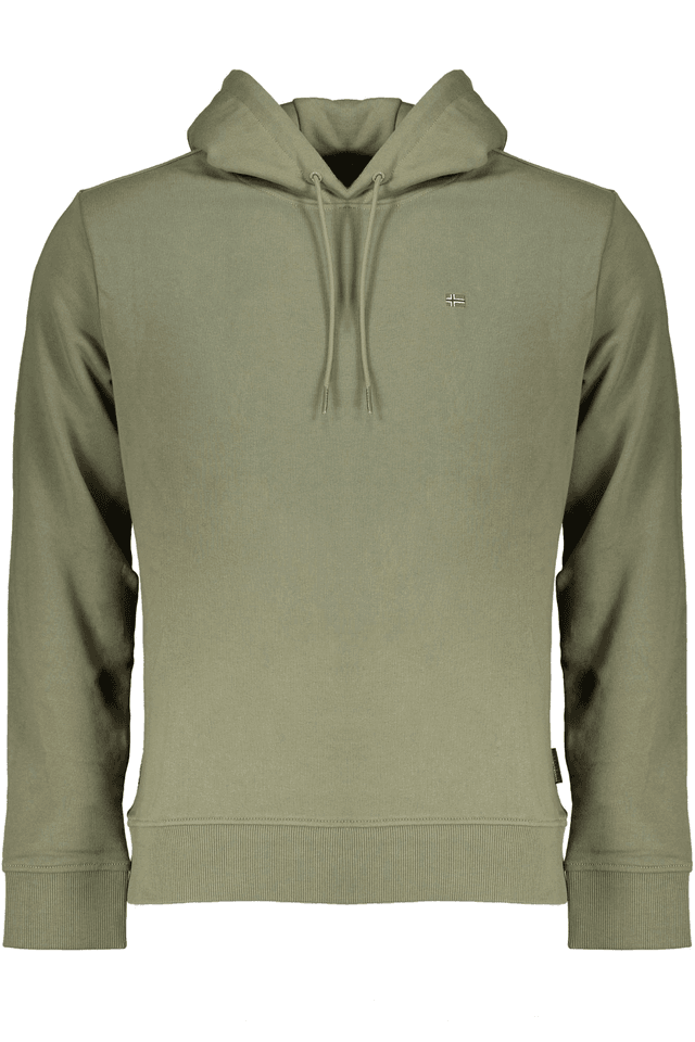 7778NAPAPIJRI FELPA SENZA ZIP UOMO VERDE