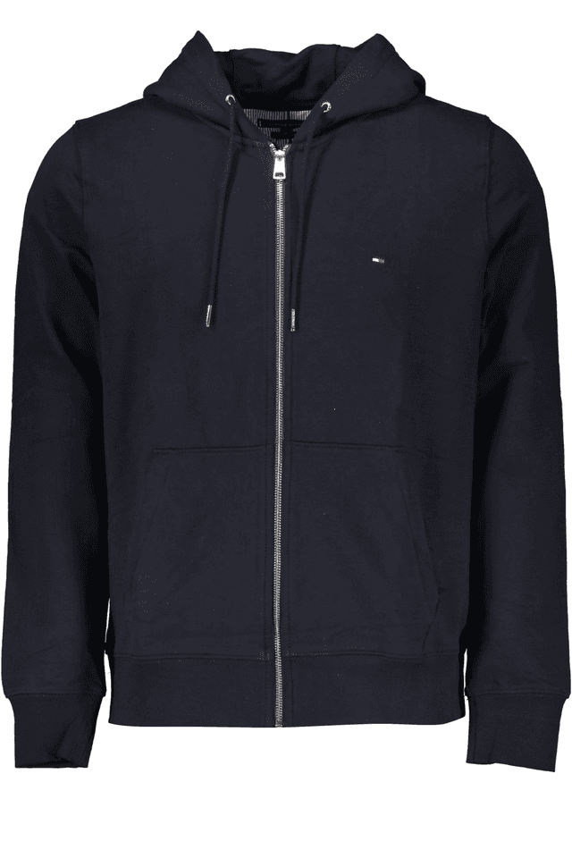 6978TOMMY HILFIGER FELPA CON ZIP UOMO BLU
