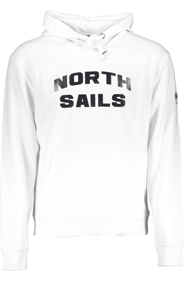 2420NORTH SAILS FELPA SENZA ZIP UOMO BIANCO