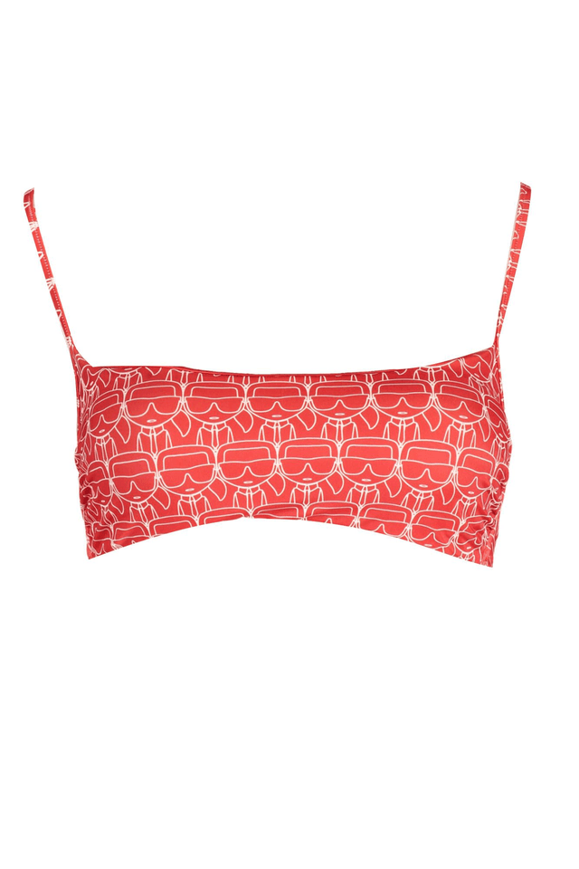2929KARL LAGERFELD BEACHWEAR COSTUME PARTE SOPRA DONNA ROSSO