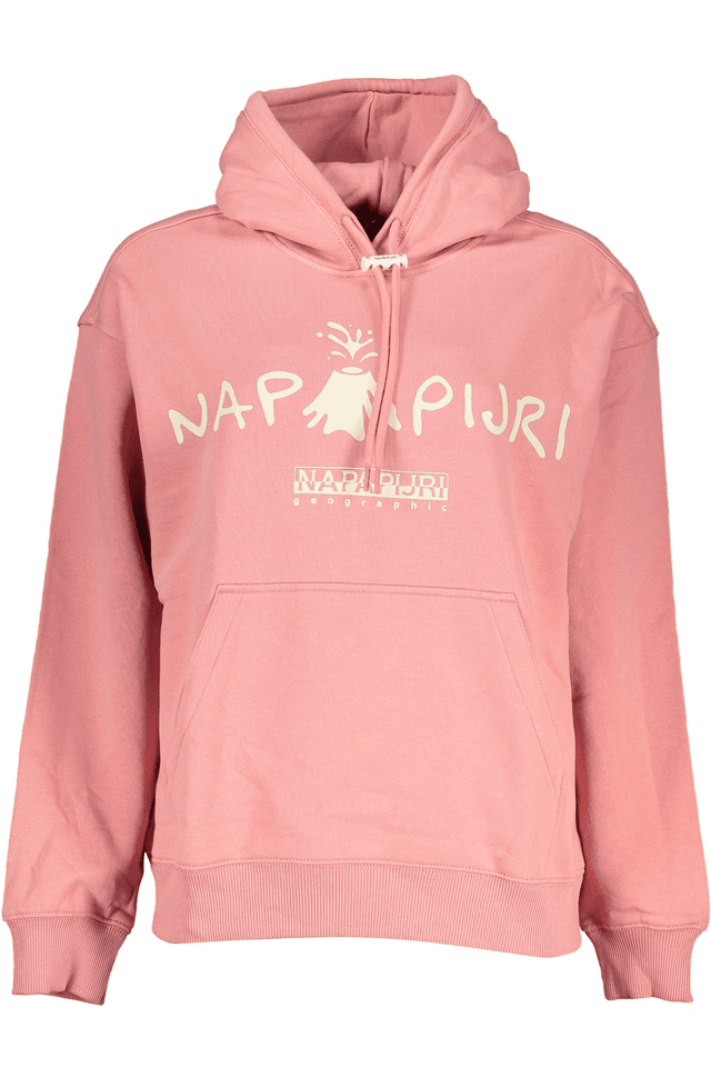 7790NAPAPIJRI FELPA SENZA ZIP DONNA ROSA