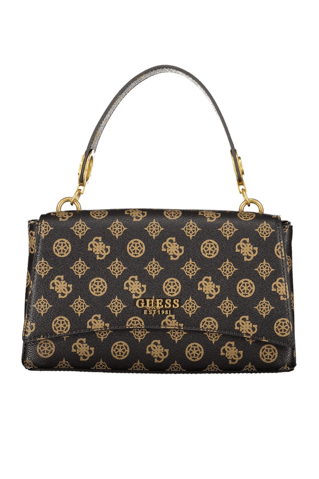 6842GUESS JEANS BORSA DONNA MARRONE