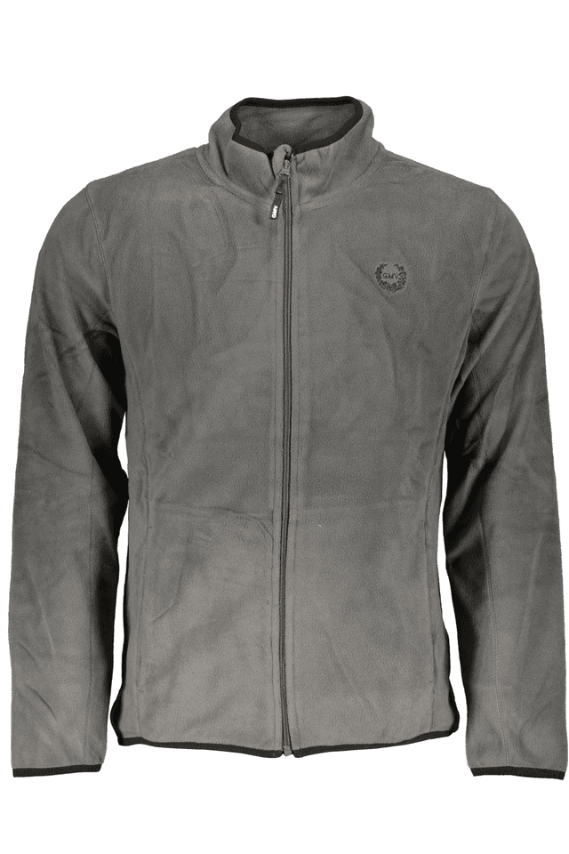 6208GIAN MARCO VENTURI FELPA CON ZIP UOMO GRIGIO