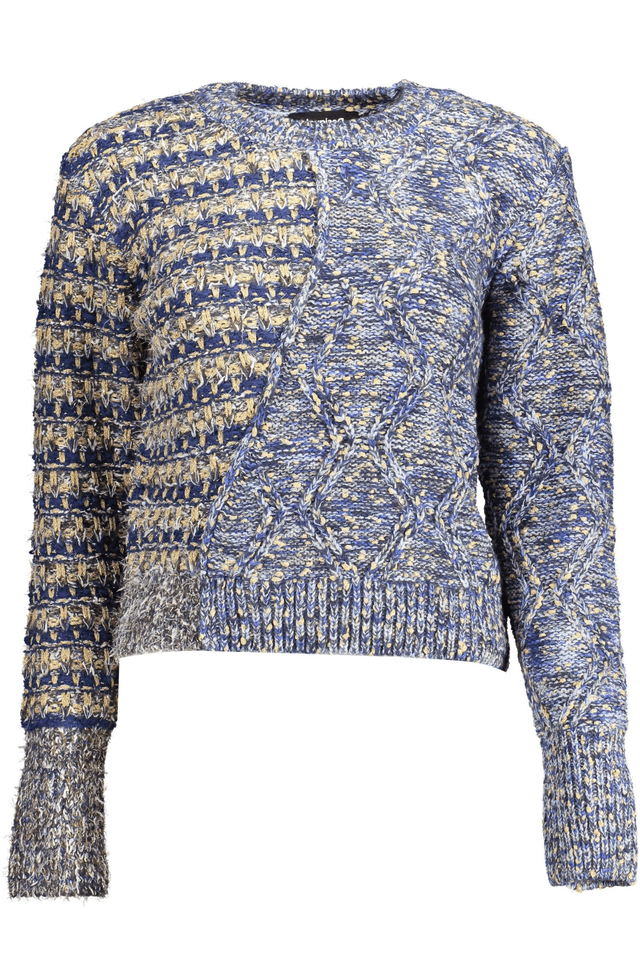 2209DESIGUAL MAGLIA DONNA BLU