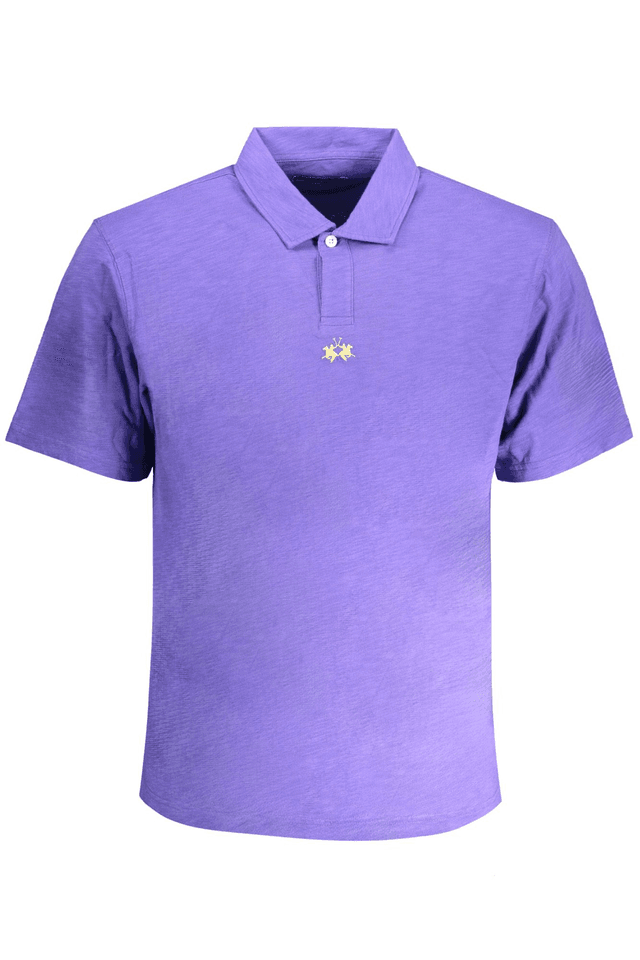 9056LA MARTINA POLO MANICHE CORTE UOMO VIOLA