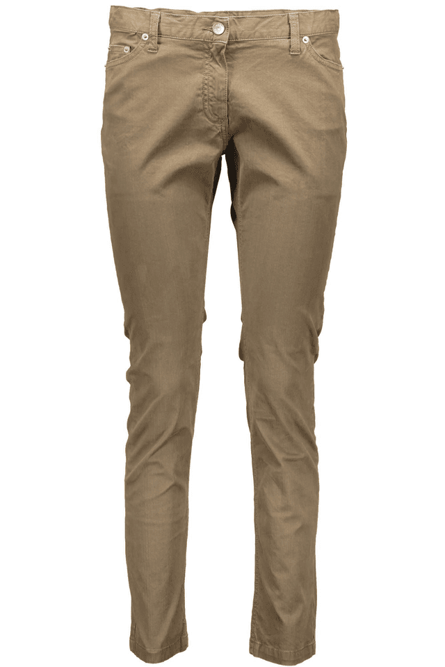 664FRED PERRY PANTALONE DONNA MARRONE