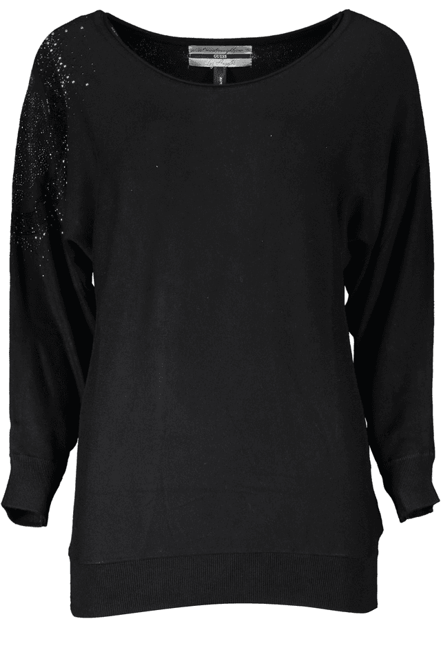 7526GUESS JEANS MAGLIA DONNA NERO
