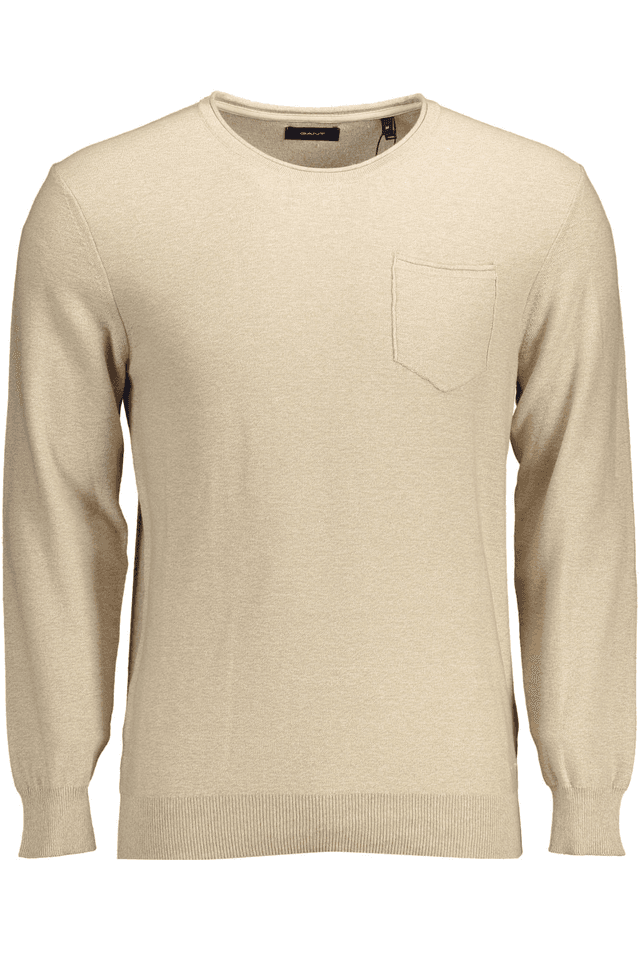 1758GANT MAGLIA UOMO BEIGE
