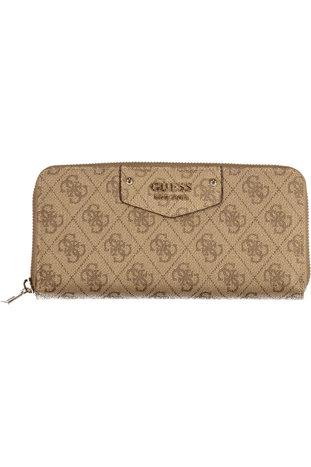 6888GUESS JEANS PORTAFOGLIO DONNA BEIGE