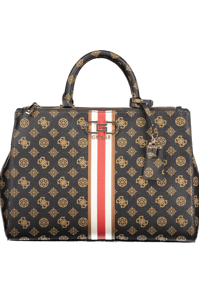 8922GUESS JEANS BORSA DONNA MARRONE
