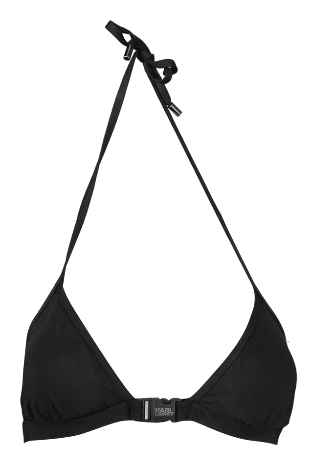 3825KARL LAGERFELD BEACHWEAR COSTUME PARTE SOPRA DONNA NERO