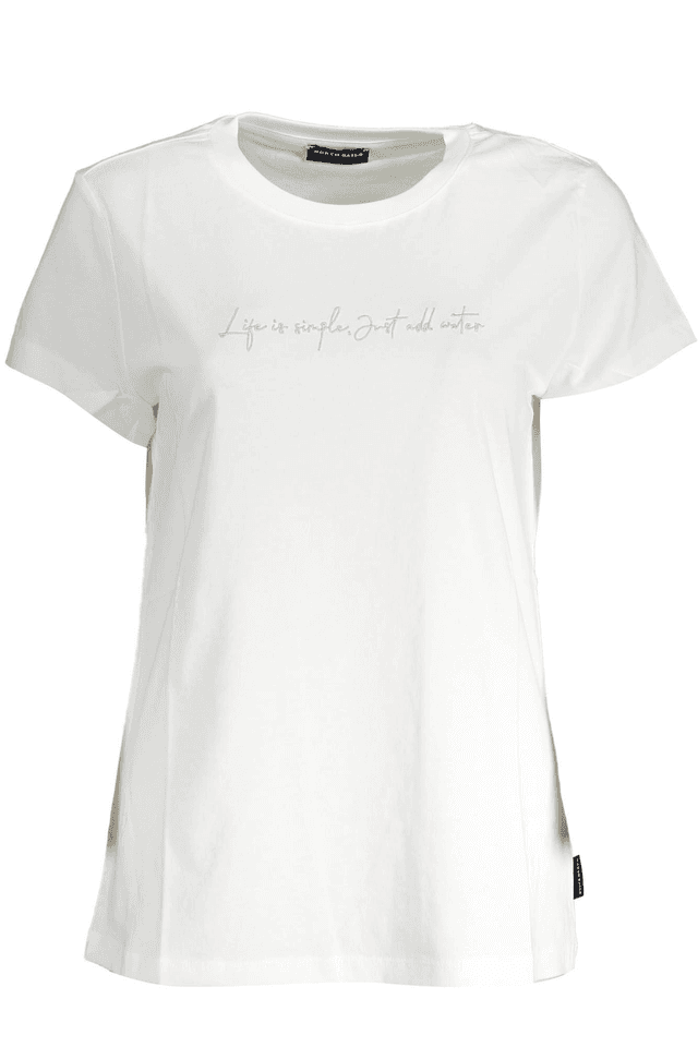 3651NORTH SAILS T-SHIRT MANICHE CORTE DONNA BIANCO
