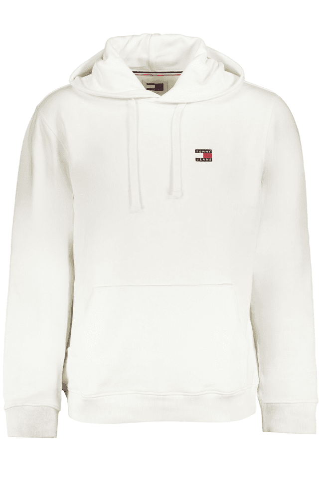 9145TOMMY HILFIGER FELPA SENZA ZIP UOMO BIANCO