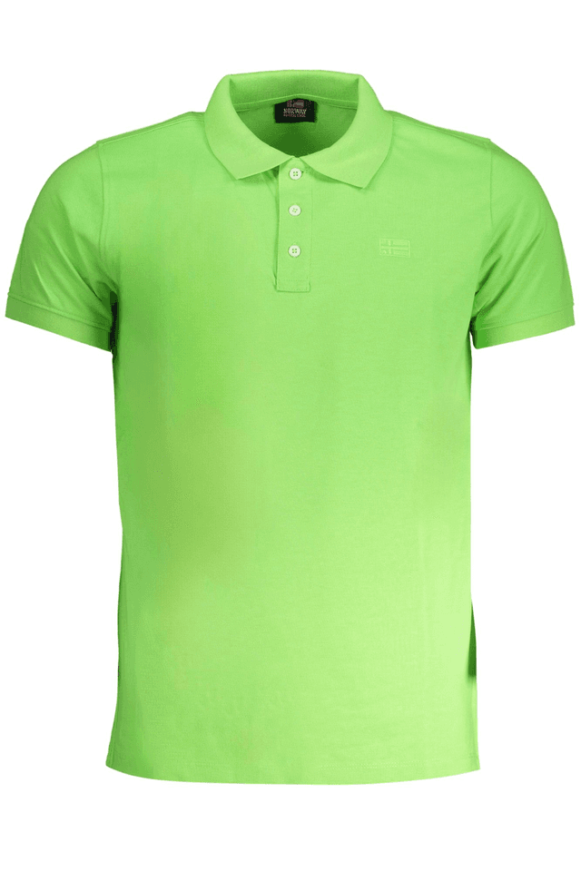 8960NORWAY 1963 POLO MANICHE CORTE UOMO VERDE