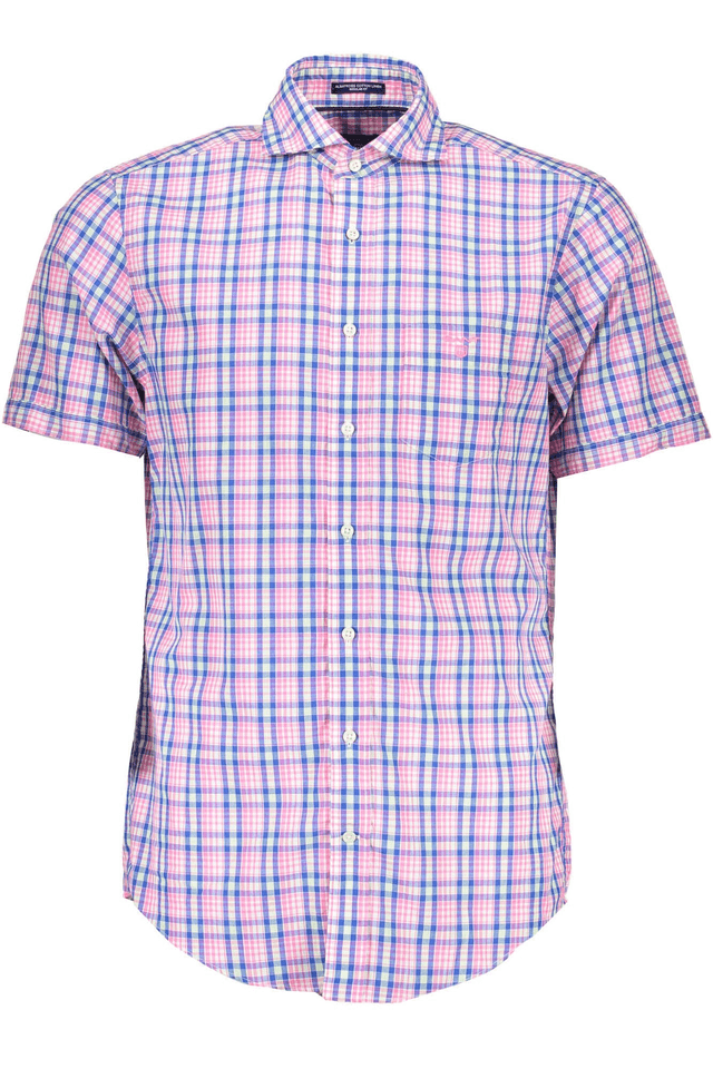 750GANT CAMICIA MANICHE CORTE UOMO ROSA