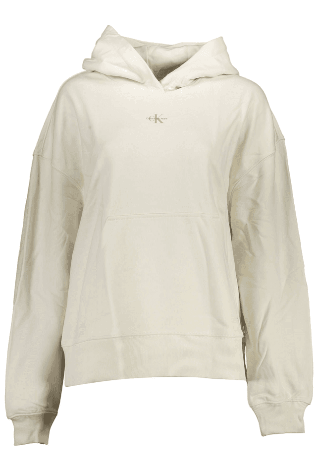 2986CALVIN KLEIN FELPA SENZA ZIP DONNA BIANCO