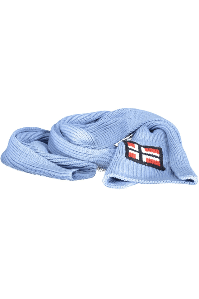 5951NORWAY 1963 SCIARPA UOMO AZZURRO