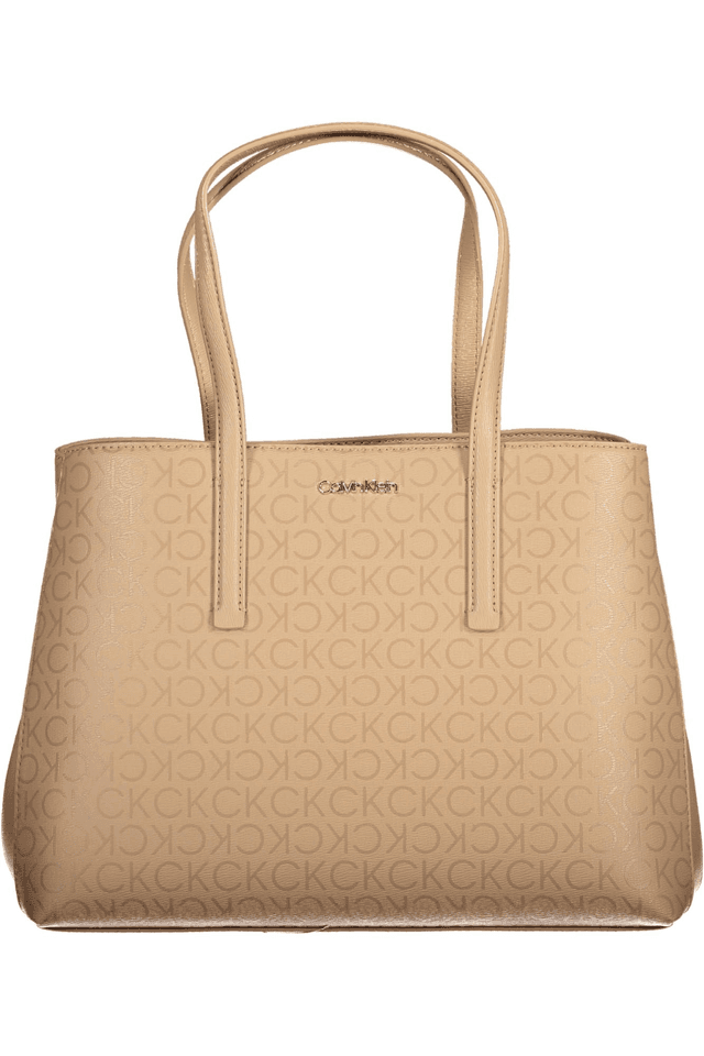 3772CALVIN KLEIN BORSA DONNA BEIGE