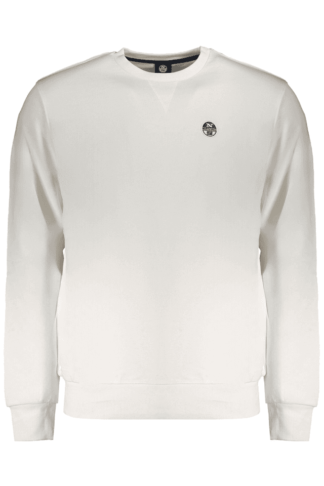 10051NORTH SAILS FELPA SENZA ZIP UOMO BIANCO