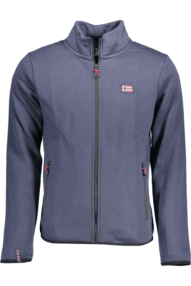 2650NORWAY 1963 FELPA CON ZIP UOMO BLU
