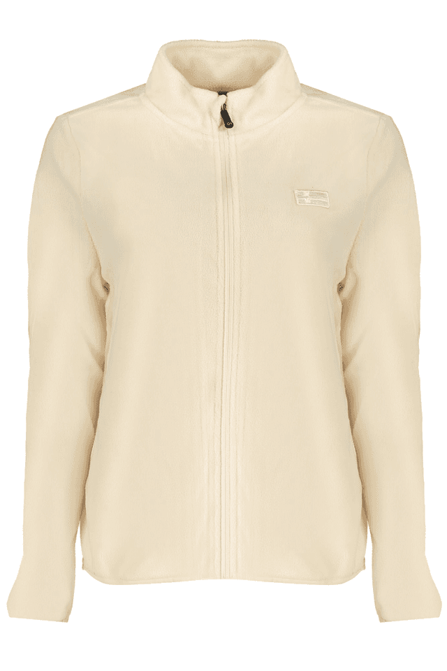 10098NORWAY 1963 FELPA CON ZIP DONNA BEIGE