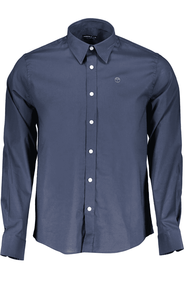 8596NORTH SAILS CAMICIA MANICHE LUNGHE UOMO BLU