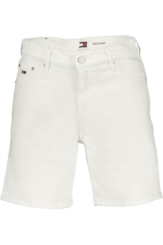 9391TOMMY HILFIGER PANTALONE SHORT UOMO BIANCO