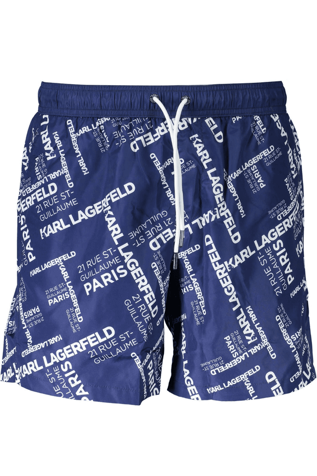 387KARL LAGERFELD BEACHWEAR COSTUME PARTE SOTTO UOMO BLU