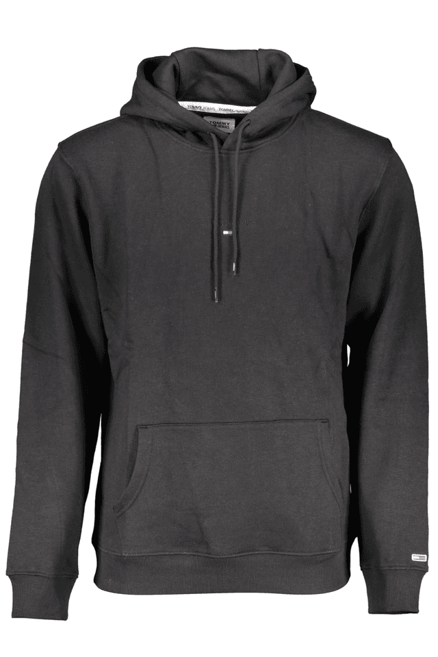 6512TOMMY HILFIGER FELPA SENZA ZIP UOMO NERO