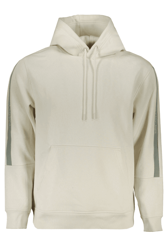 9809CALVIN KLEIN FELPA SENZA ZIP UOMO BIANCO