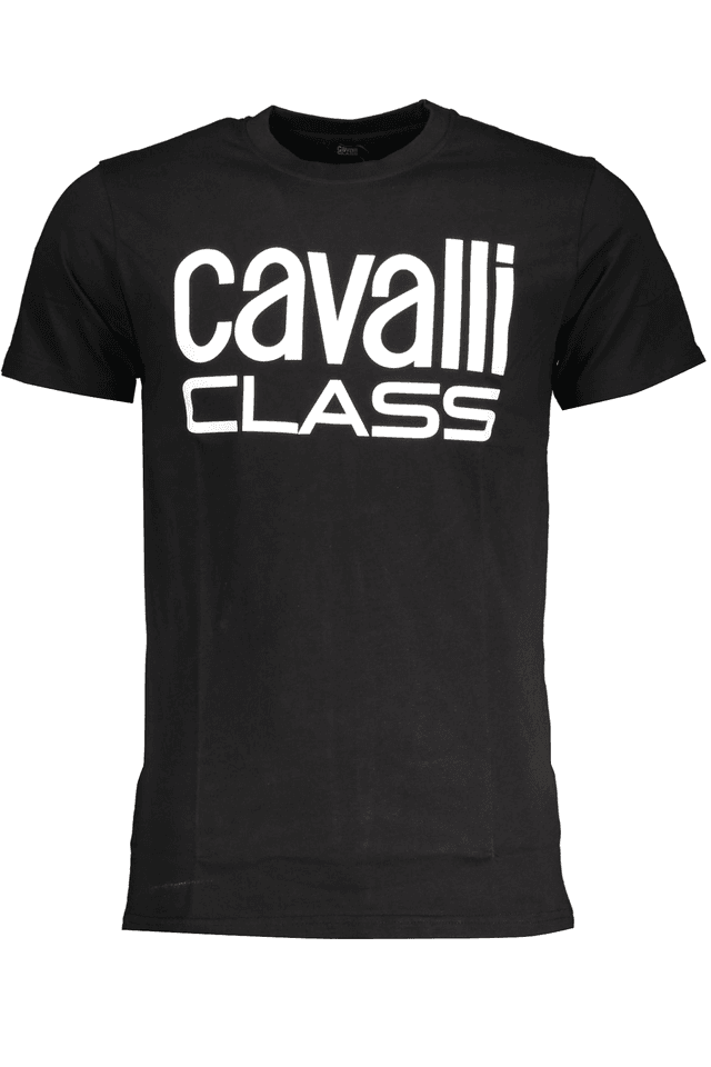 7853CAVALLI CLASS T-SHIRT MANICHE CORTE UOMO NERO