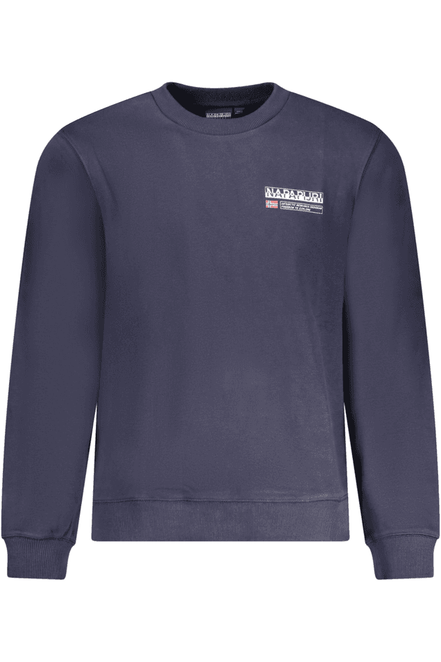 10355NAPAPIJRI FELPA SENZA ZIP UOMO BLU