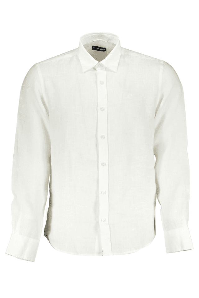 8721NORTH SAILS CAMICIA MANICHE LUNGHE UOMO BIANCO