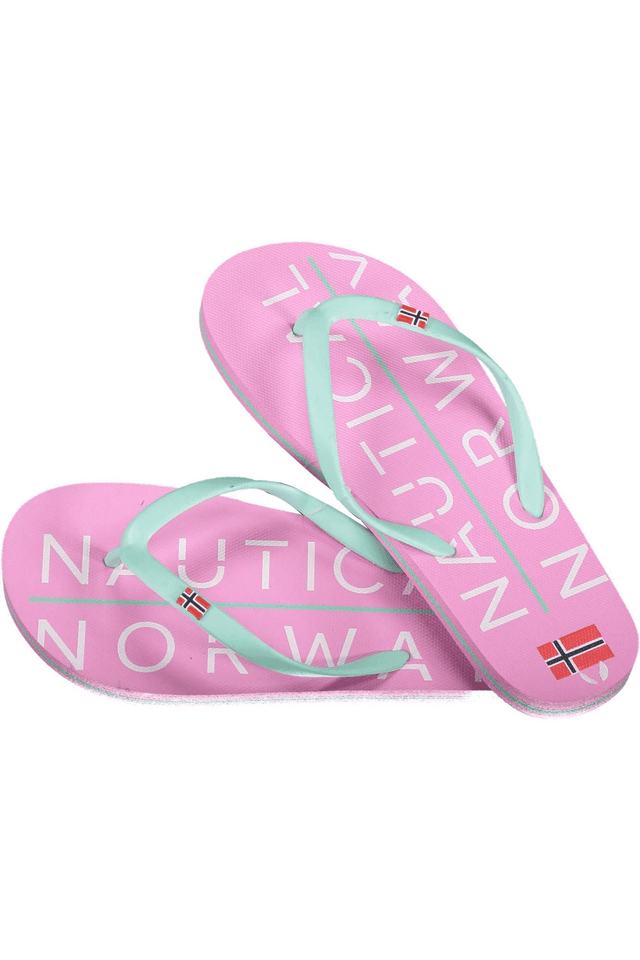 4719NORWAY 1963 CALZATURA CIABATTA DONNA ROSA