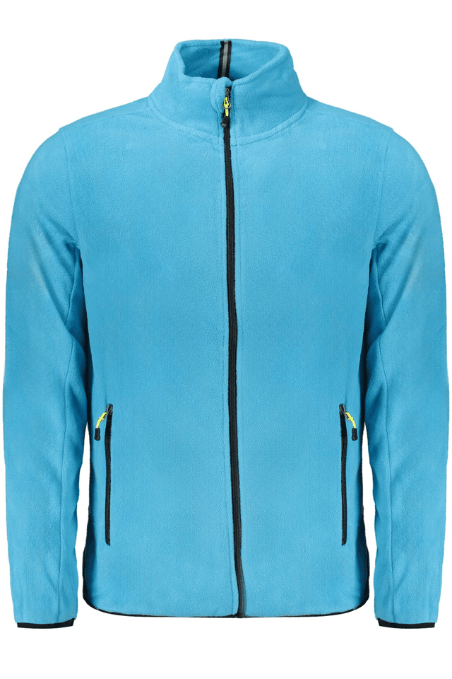 10180NORWAY 1963 FELPA CON ZIP UOMO AZZURRO