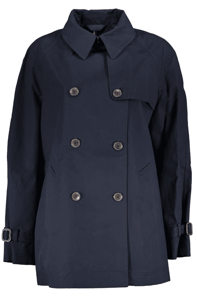 7418TOMMY HILFIGER TRENCH DONNA BLU