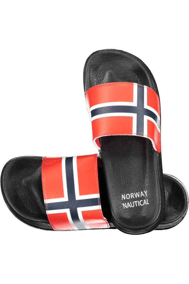 4706NORWAY 1963 CALZATURA CIABATTA UOMO NERO