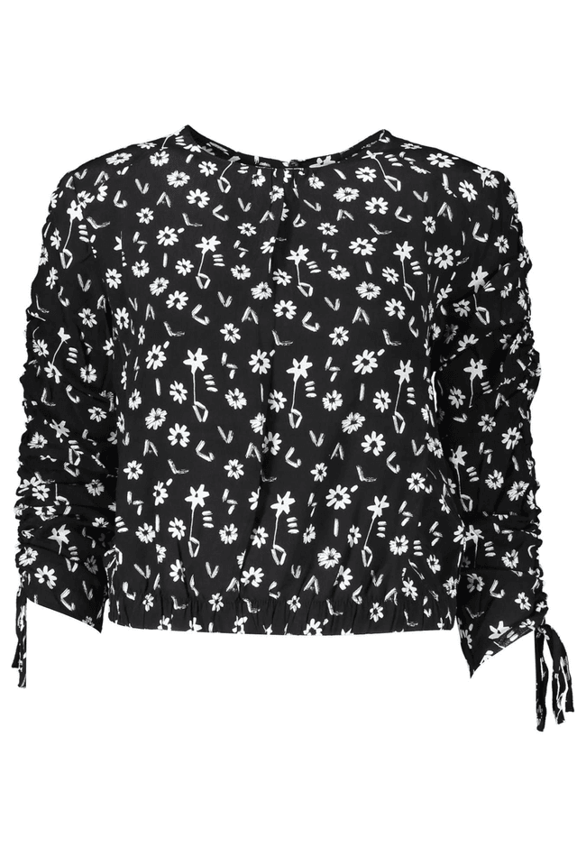 3145DESIGUAL CAMICIA MANICHE LUNGHE DONNA NERO