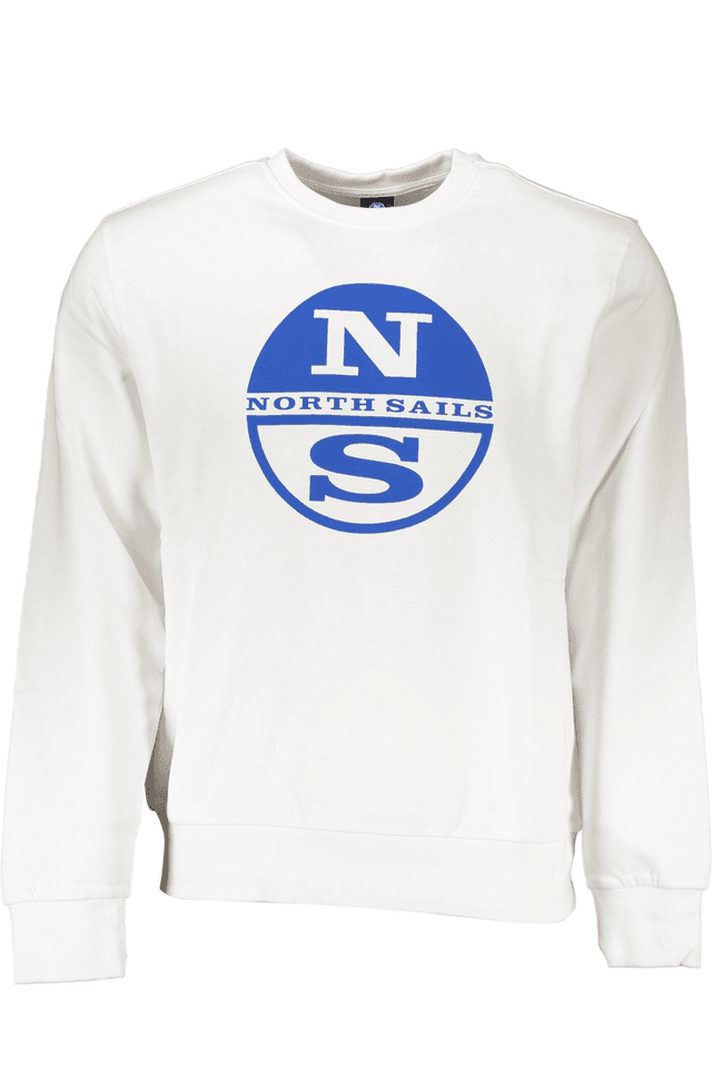 7101NORTH SAILS FELPA SENZA ZIP UOMO BIANCO