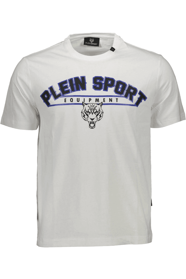 1212PLEIN SPORT T-SHIRT MANICHE CORTE UOMO BIANCO