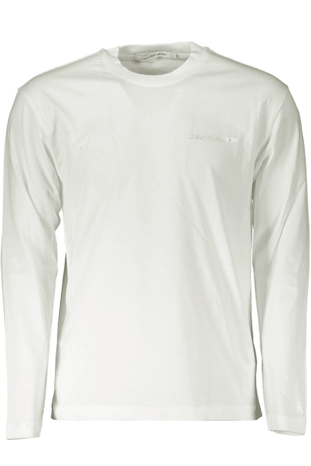 2993CALVIN KLEIN T-SHIRT MANICHE LUNGHE UOMO BIANCO