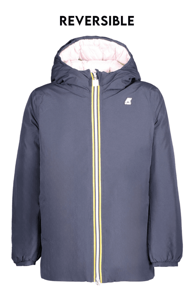 9108K-WAY GIUBBOTTO BAMBINA BLU