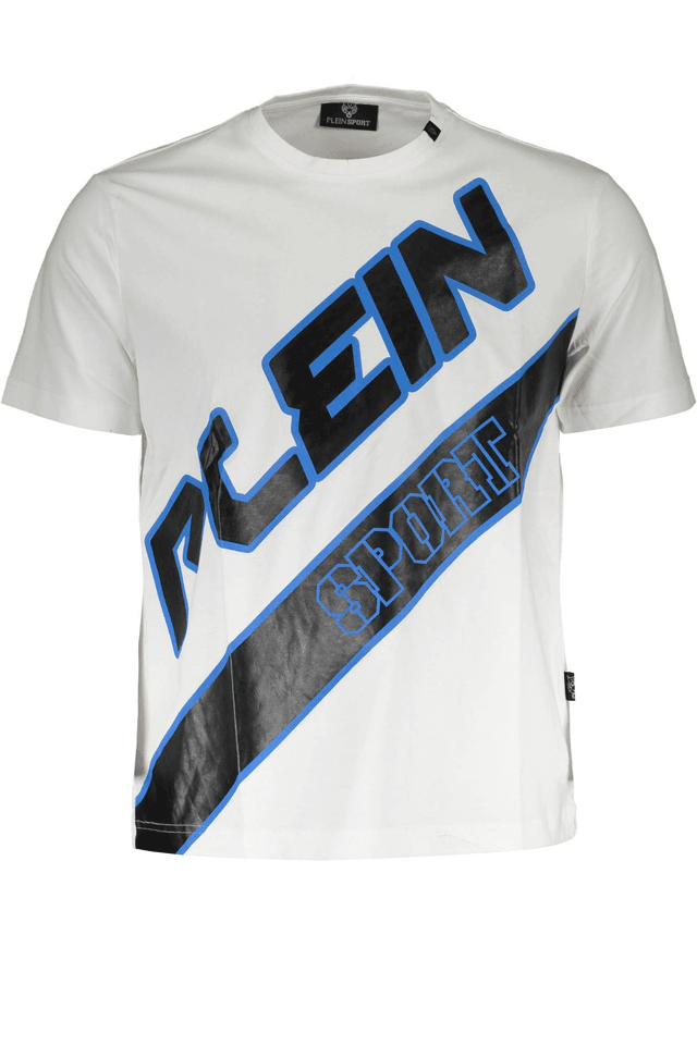 1331PLEIN SPORT T-SHIRT MANICHE CORTE UOMO BIANCO