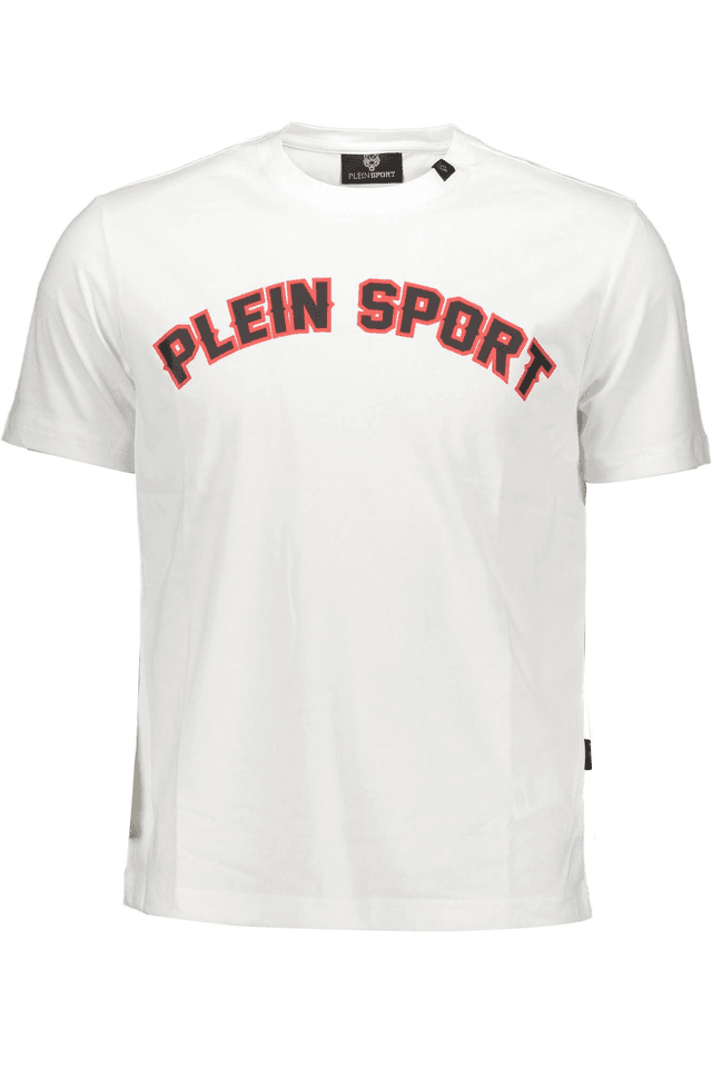 1238PLEIN SPORT T-SHIRT MANICHE CORTE UOMO BIANCO