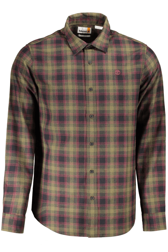 10006TIMBERLAND CAMICIA MANICHE LUNGHE UOMO VERDE