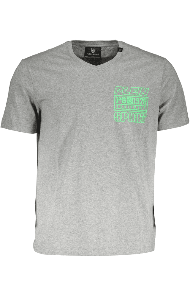 1319PLEIN SPORT T-SHIRT MANICHE CORTE UOMO GRIGIO