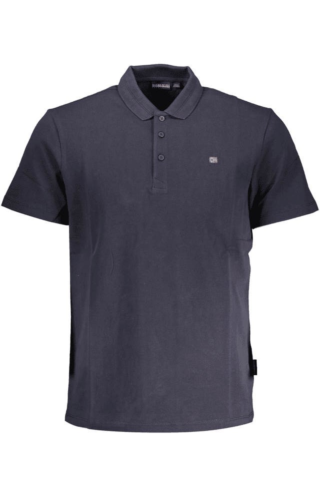 3429NAPAPIJRI POLO MANICHE CORTE UOMO BLU