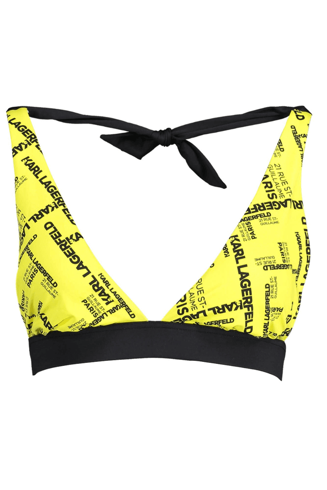 558KARL LAGERFELD BEACHWEAR COSTUME PARTE SOPRA DONNA GIALLO