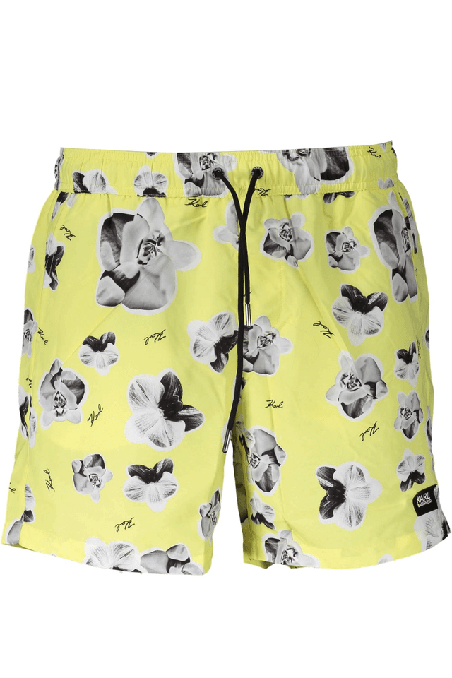 703KARL LAGERFELD BEACHWEAR COSTUME PARTE SOTTO UOMO GIALLO